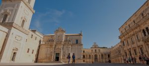 eventi Salento 2026 Lecce Otranto Gallipoli, vista notturna centro storico barocco di Lecce