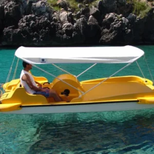 Pedal boat + Slide + Awning